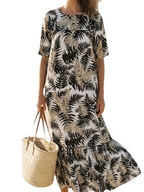 Vintage Pomare Private Collection Made in Hawaii Maxi Dress Cotton - 4 Small
